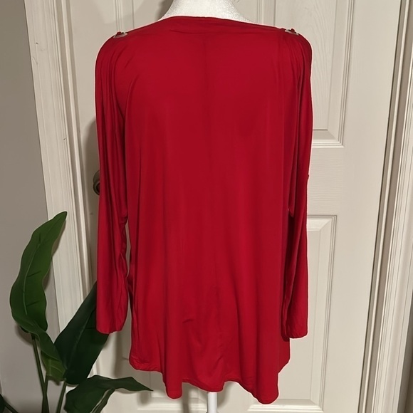 Cable and Gauge cold should long sleeve red size large shirt - Picture 3 of 5